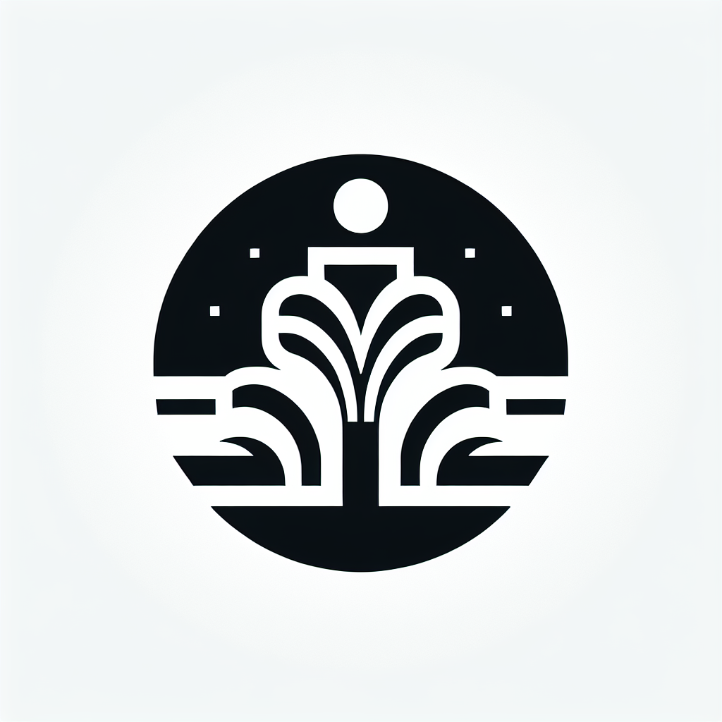 Abstract Fountain Logo