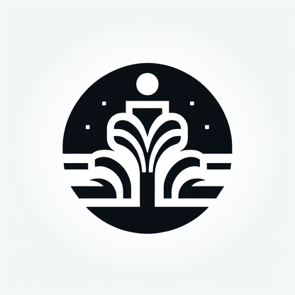 Abstract Fountain Logo