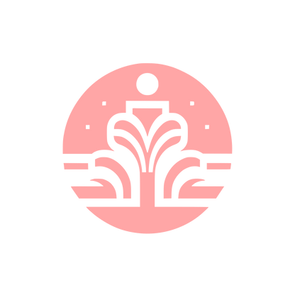Abstract Fountain Logo #ffa6a6