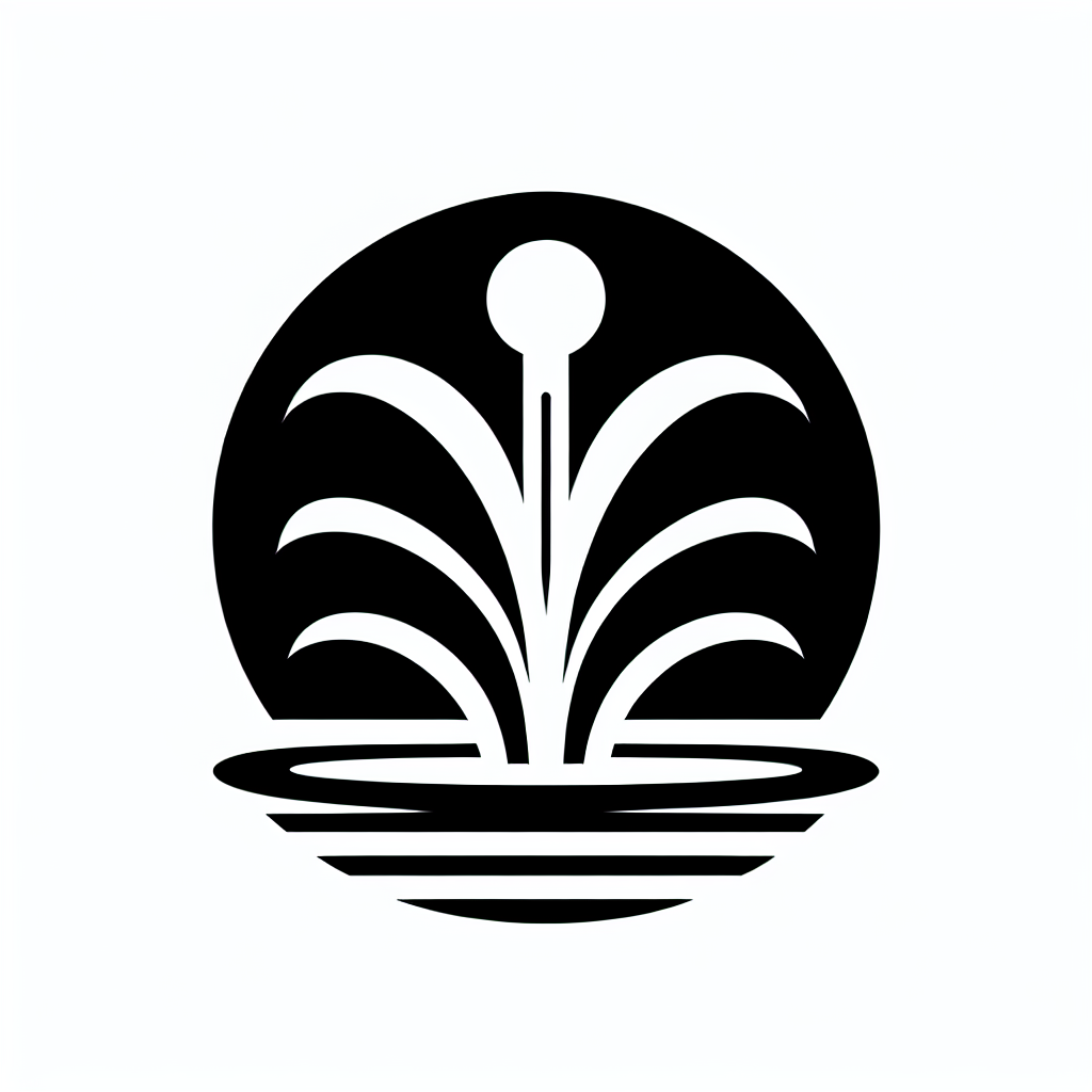 Abstract Fountain Logo