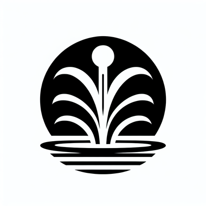 Abstract Fountain Logo