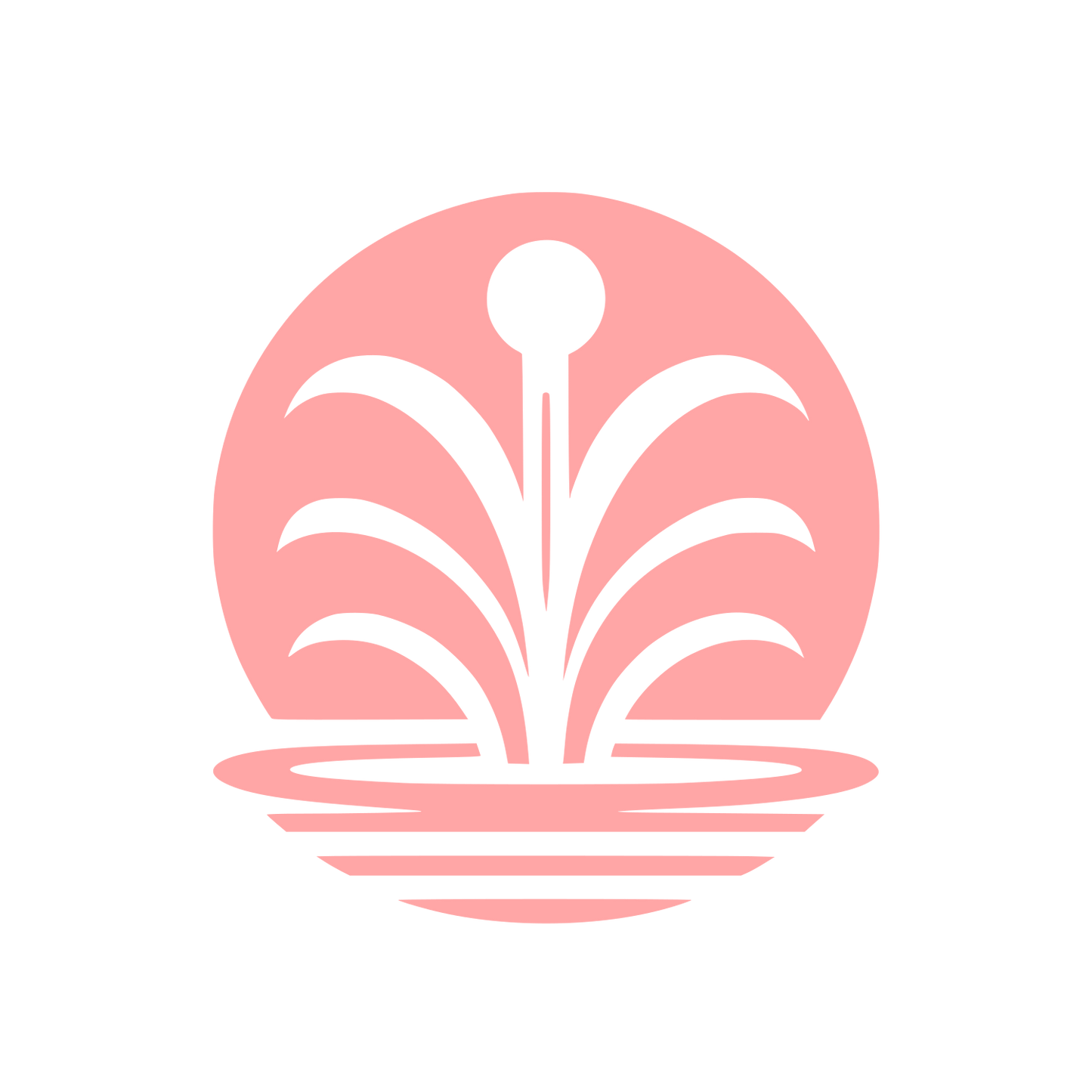 Abstract Fountain Logo #ffa6a6