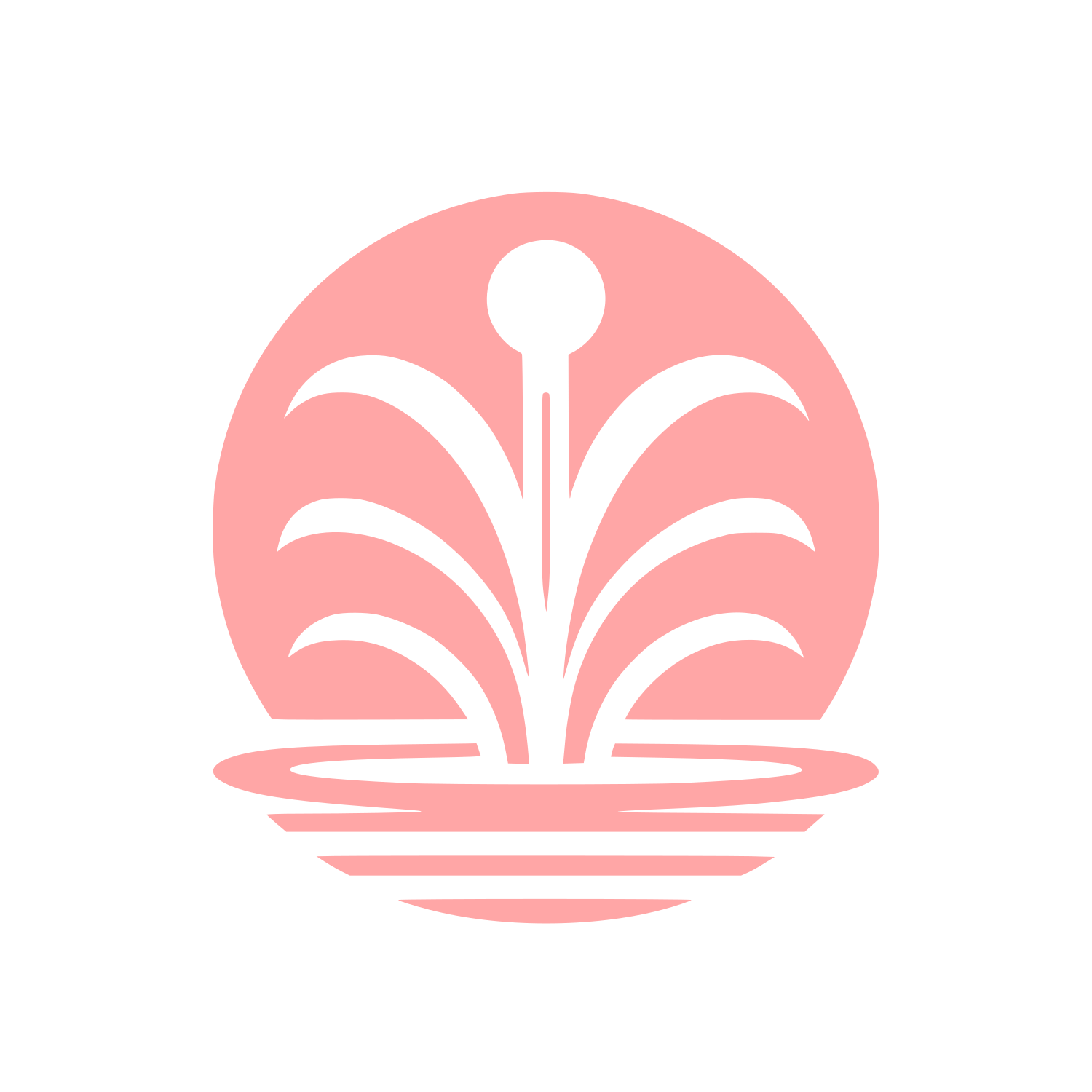 Abstract Fountain Logo #ffa6a6