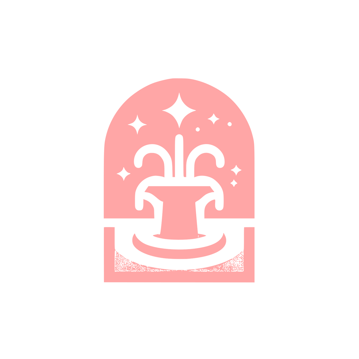 Magic Fountain Logo #ffa6a6