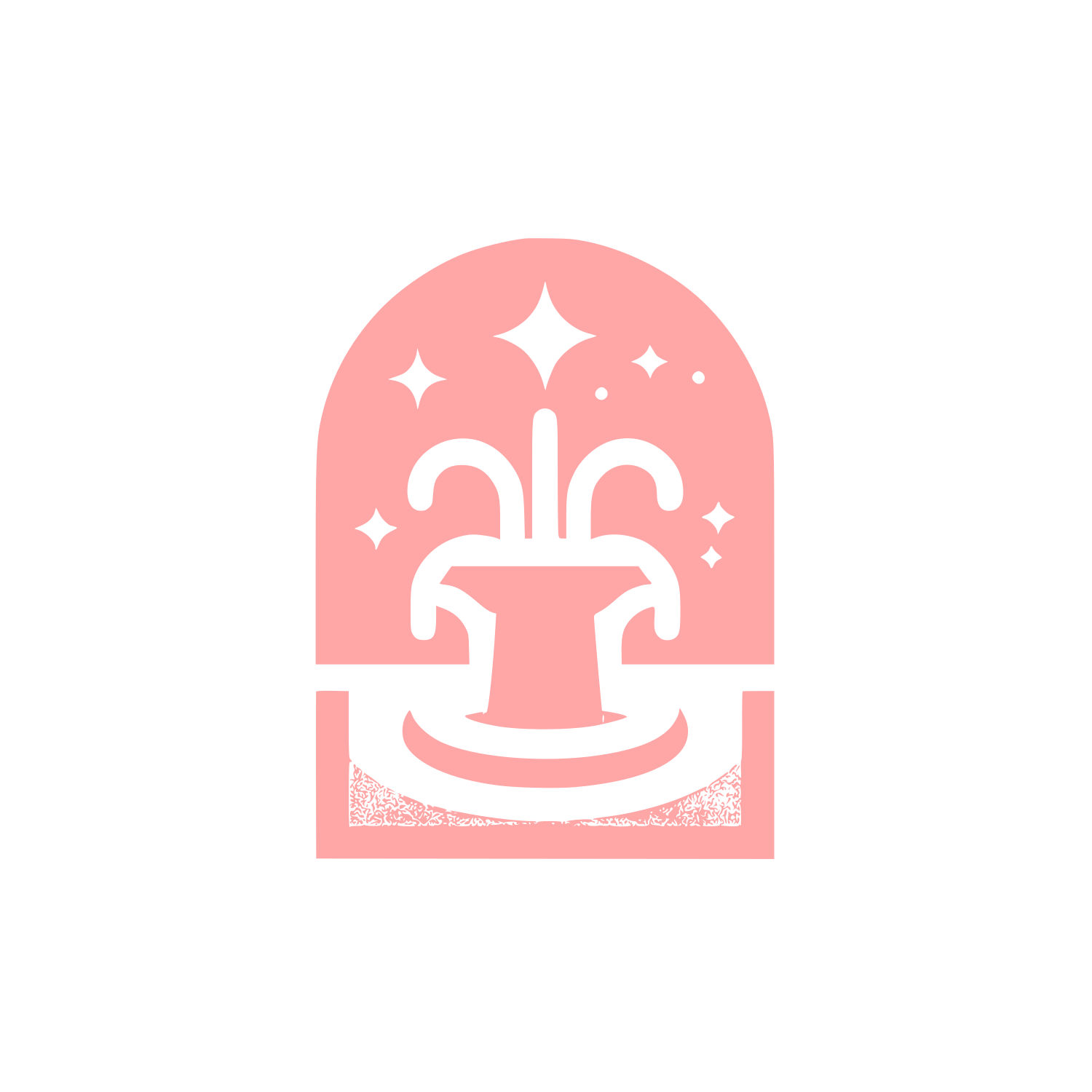 Magic Fountain Logo #ffa6a6