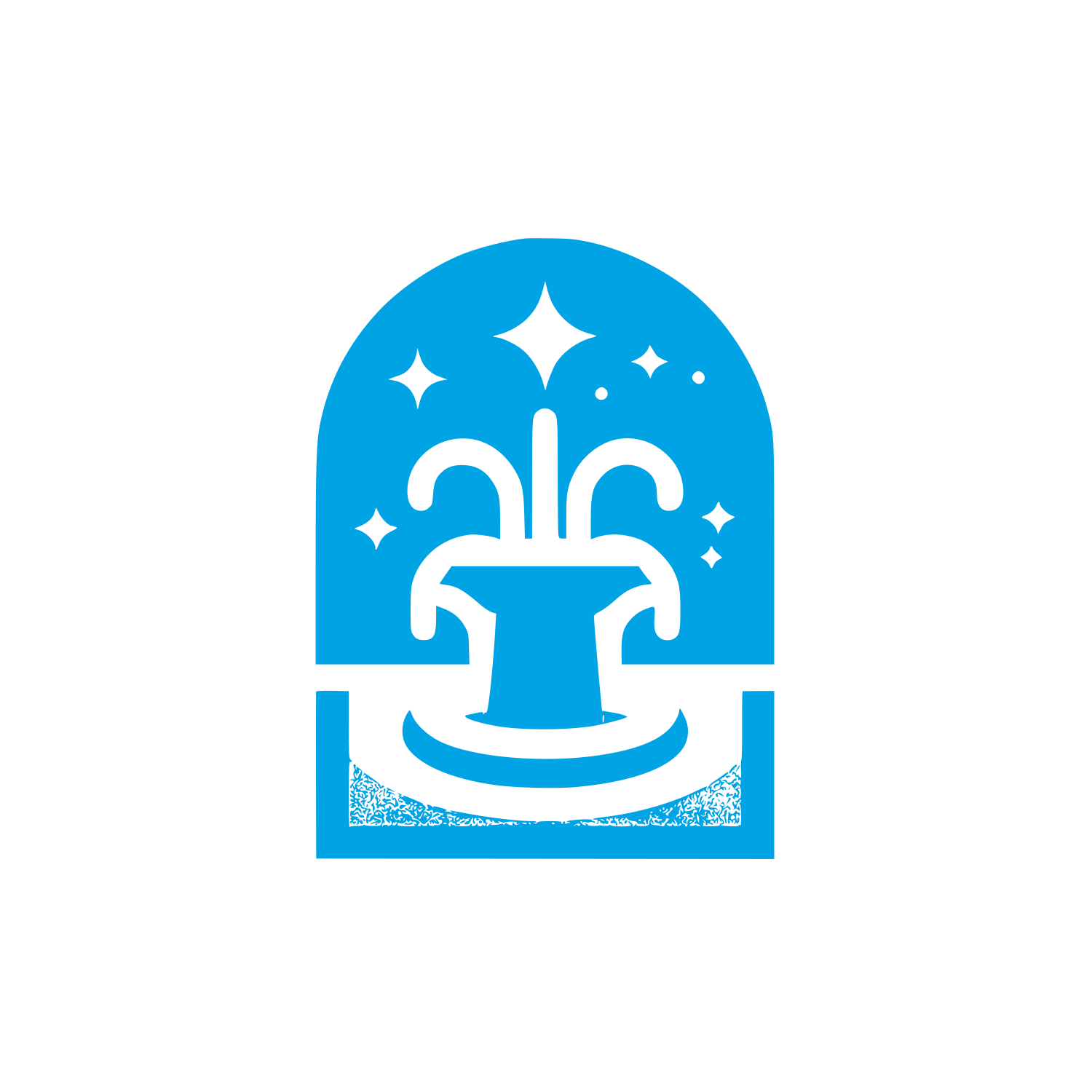 Magic Fountain Logo #00a3e4