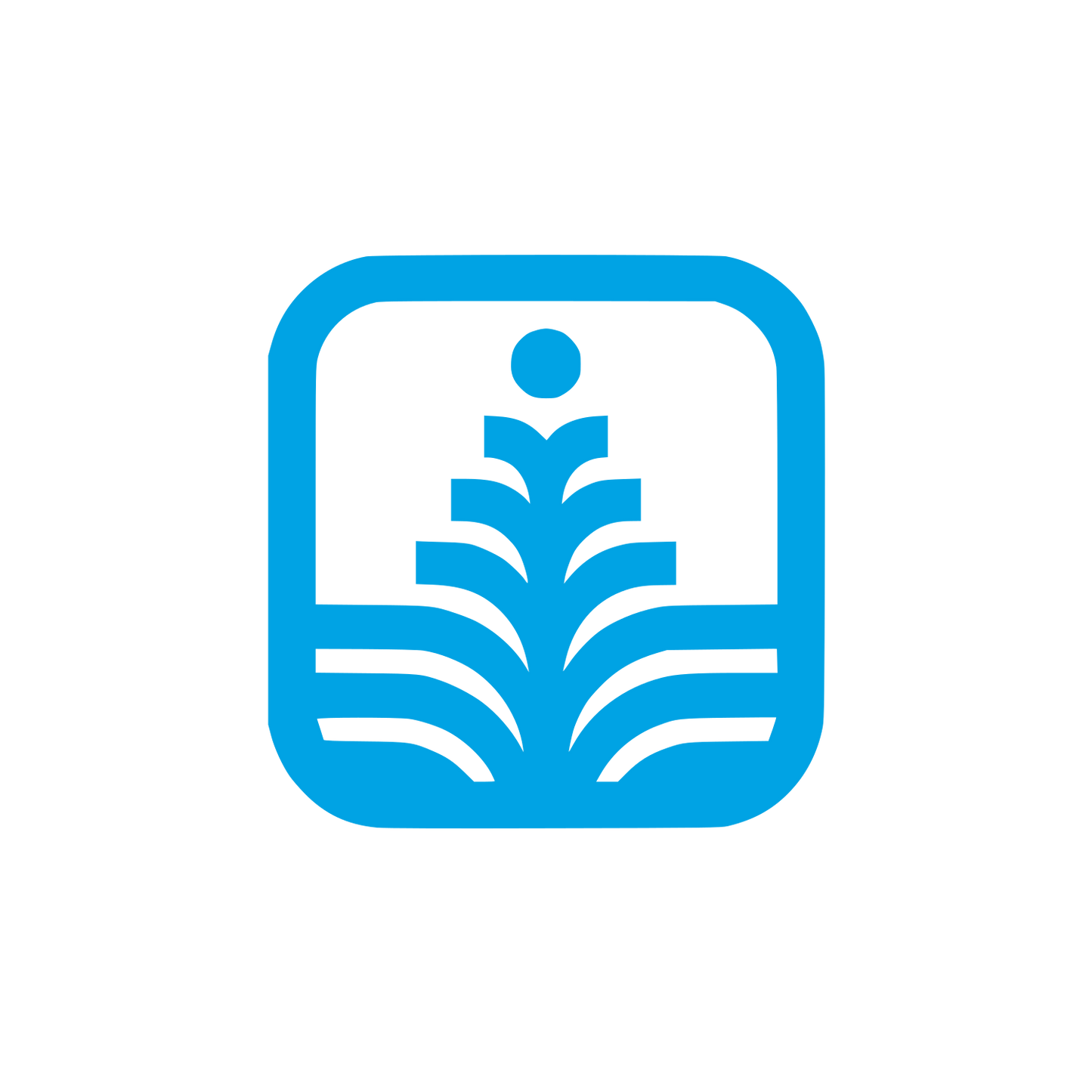 Agriculture Brand Logo #00a3e4