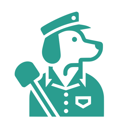 Conductor Dog Logo #2A9D8F
