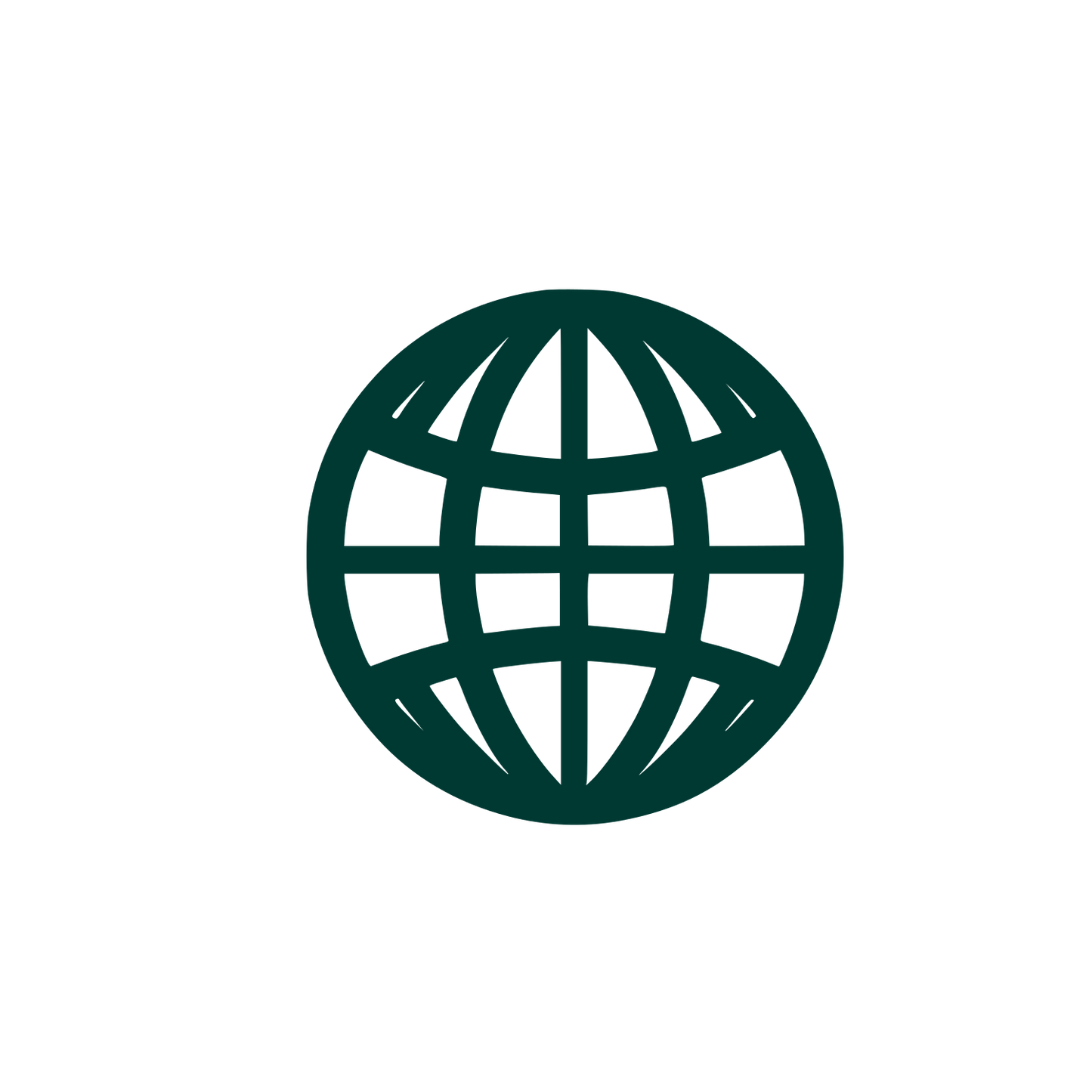 Global Grid Logo #003932