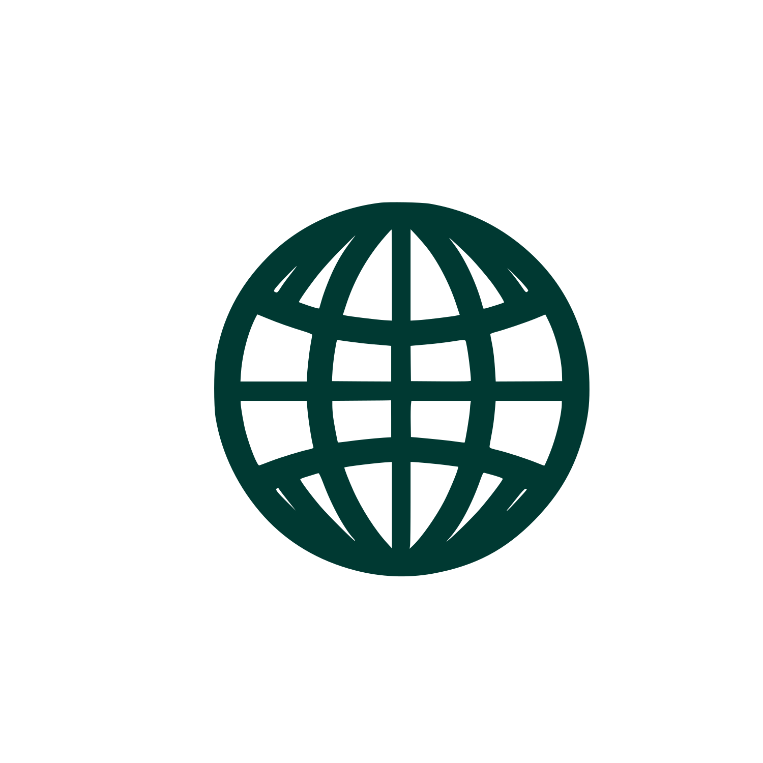 Global Grid Logo #003932