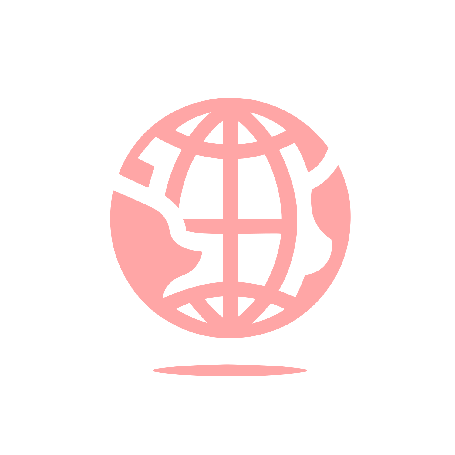 Global Sphere Logo #ffa6a6