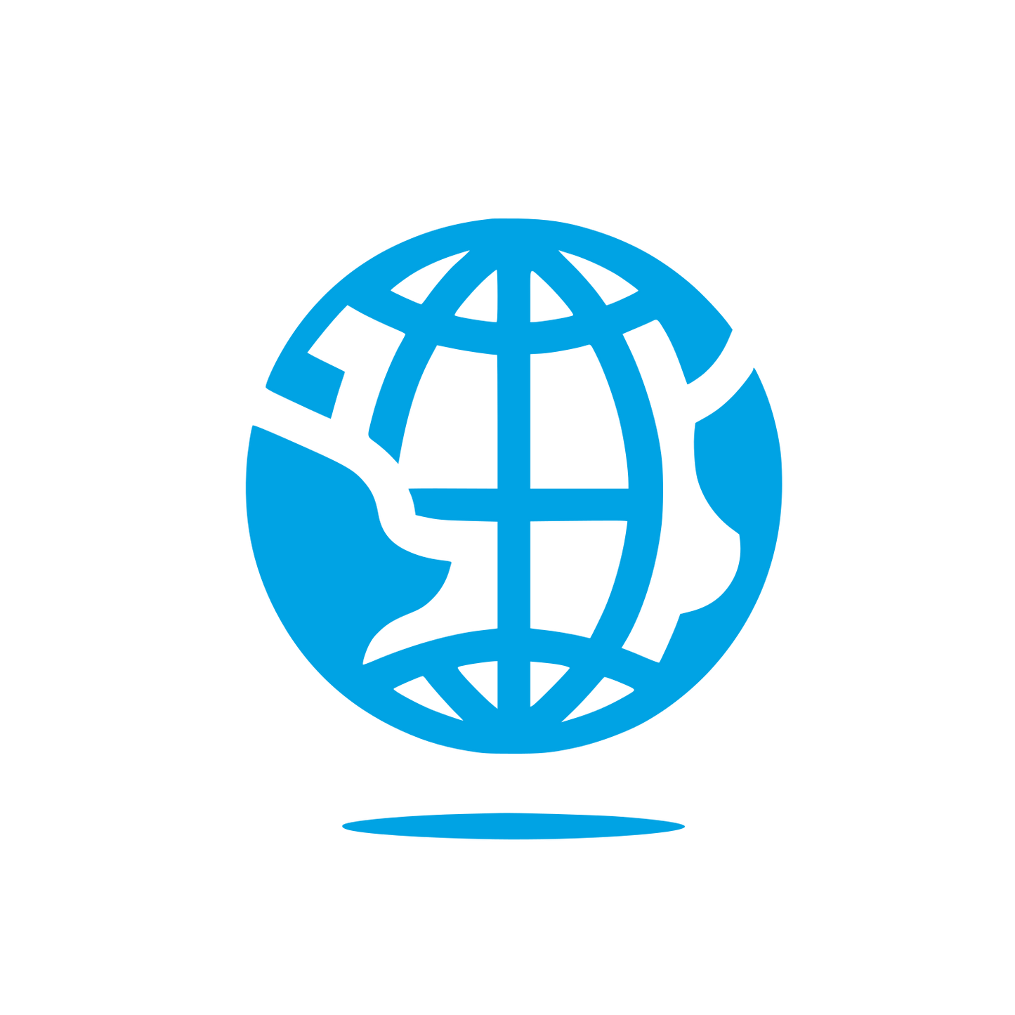 Global Sphere Logo #00a3e4