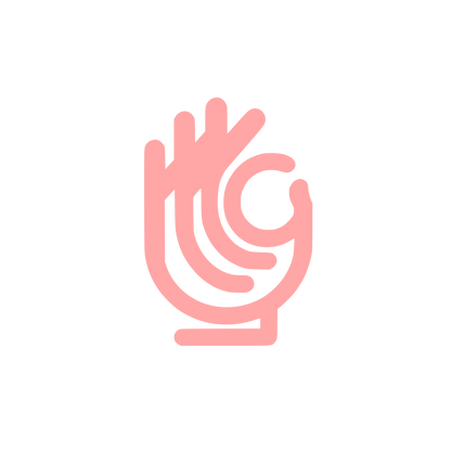 Glove Hand Logo #ffa6a6