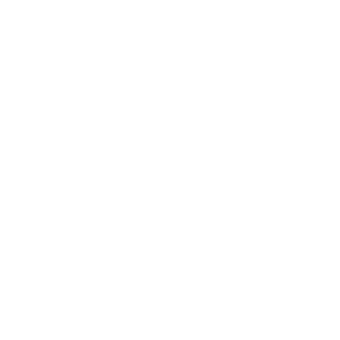 Glove Hand Logo #ffffff