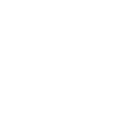 Glove Hand Logo #ffffff
