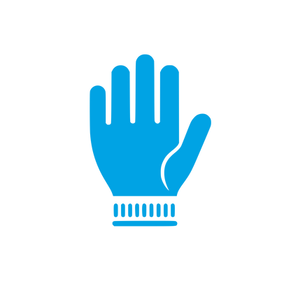 Glove Silhouette Logo #00a3e4