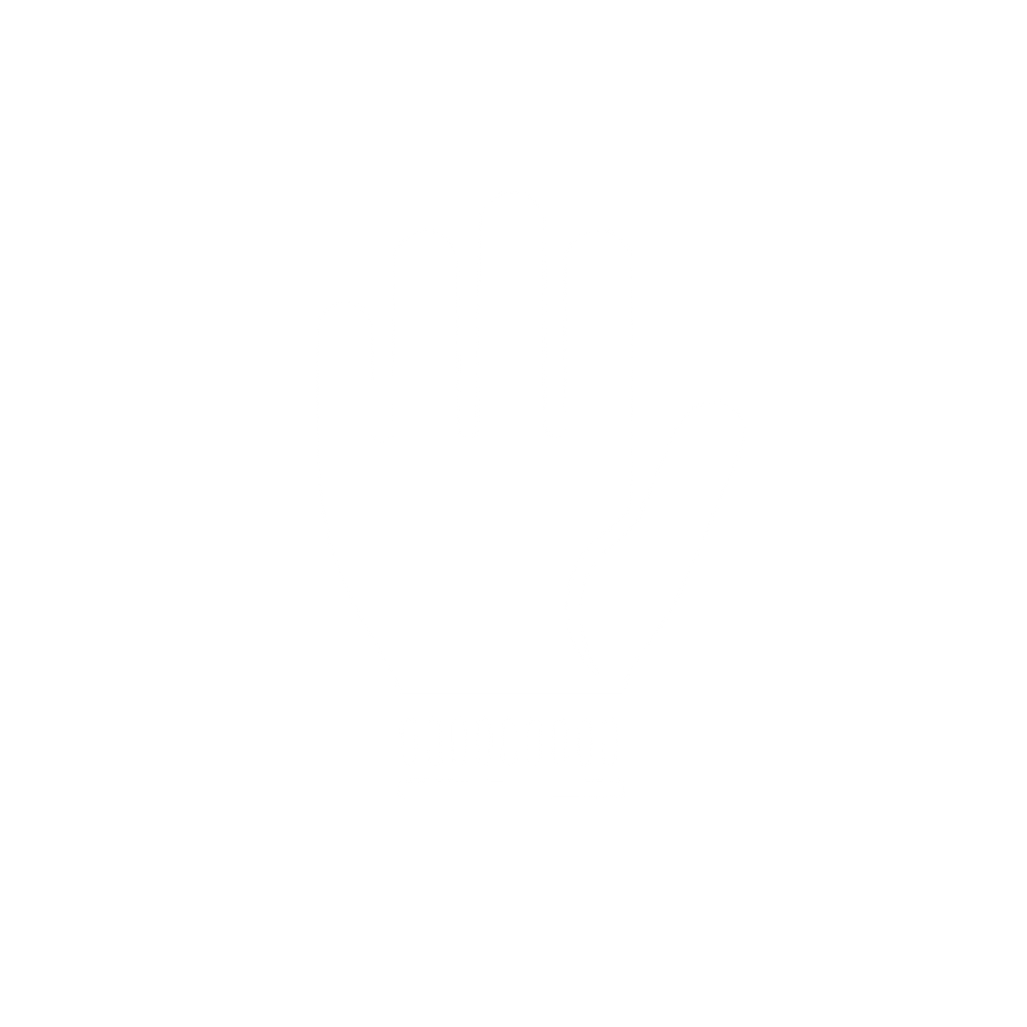 Glove Silhouette Logo #ffffff
