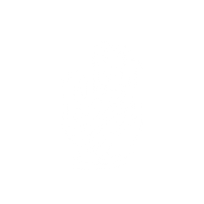 Glove Handprint Logo #ffffff
