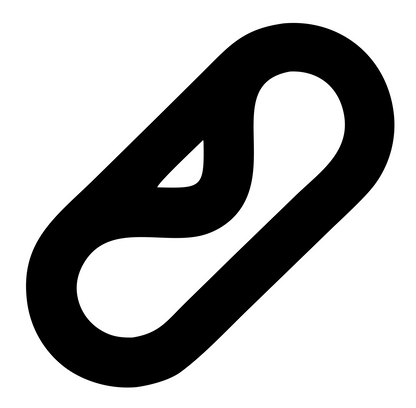 Monoline Capsule Bean Icon #ffffff/#000000