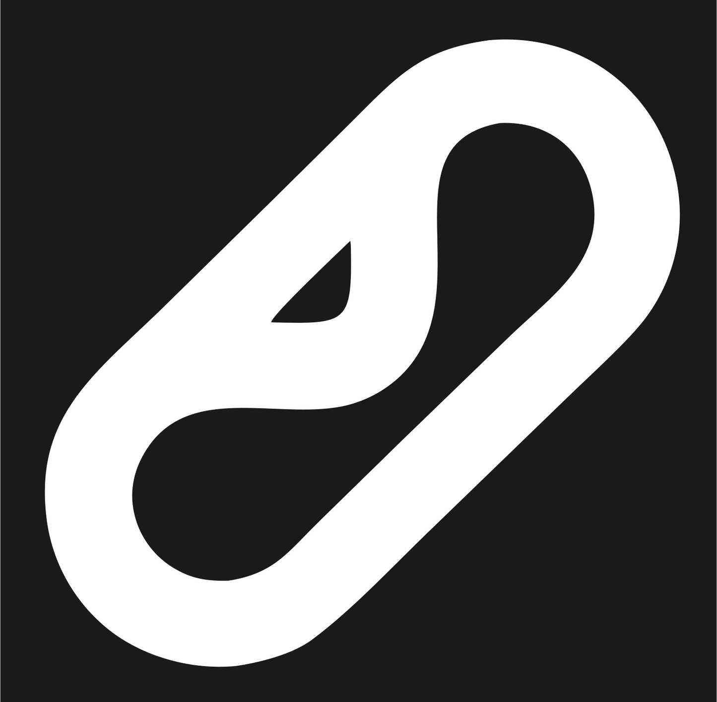 Monoline Capsule Bean Icon #1a1a1a/#ffffff
