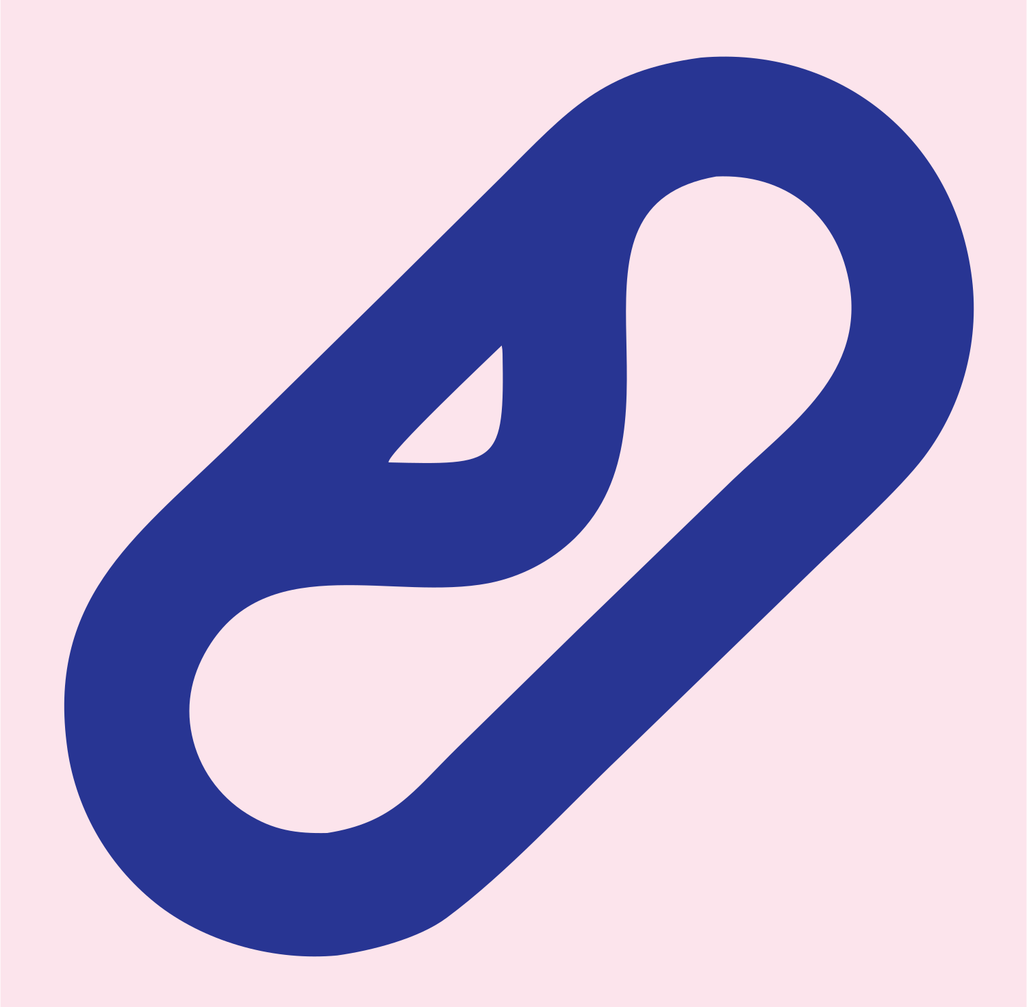 Monoline Capsule Bean Icon #fce4ec/#283593