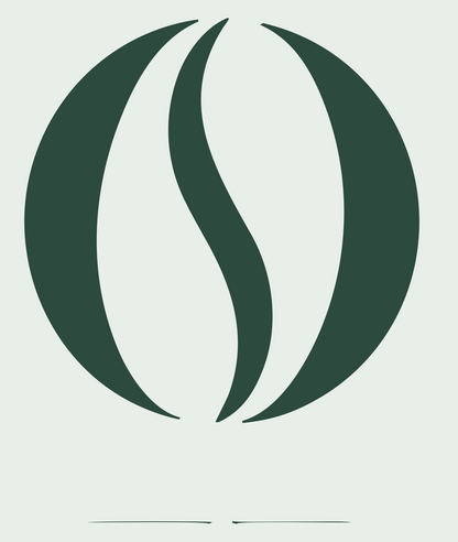 Steam Rising Bean Icon #e8efe9/#2d4a3e
