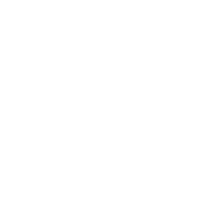 Hand Symbol Logo #ffffff