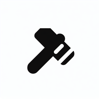 Hammer Silhouette Logo