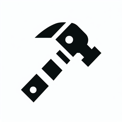 Hammer Silhouette Logo