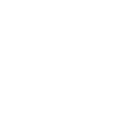 Hammer Silhouette Logo #ffffff