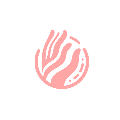 Wave Hand Logo #ffa6a6