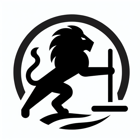 Lion with Staff Logo