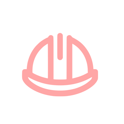Safety Helmet Logo #ffa6a6