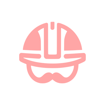 Hardhat Safety Logo #ffa6a6