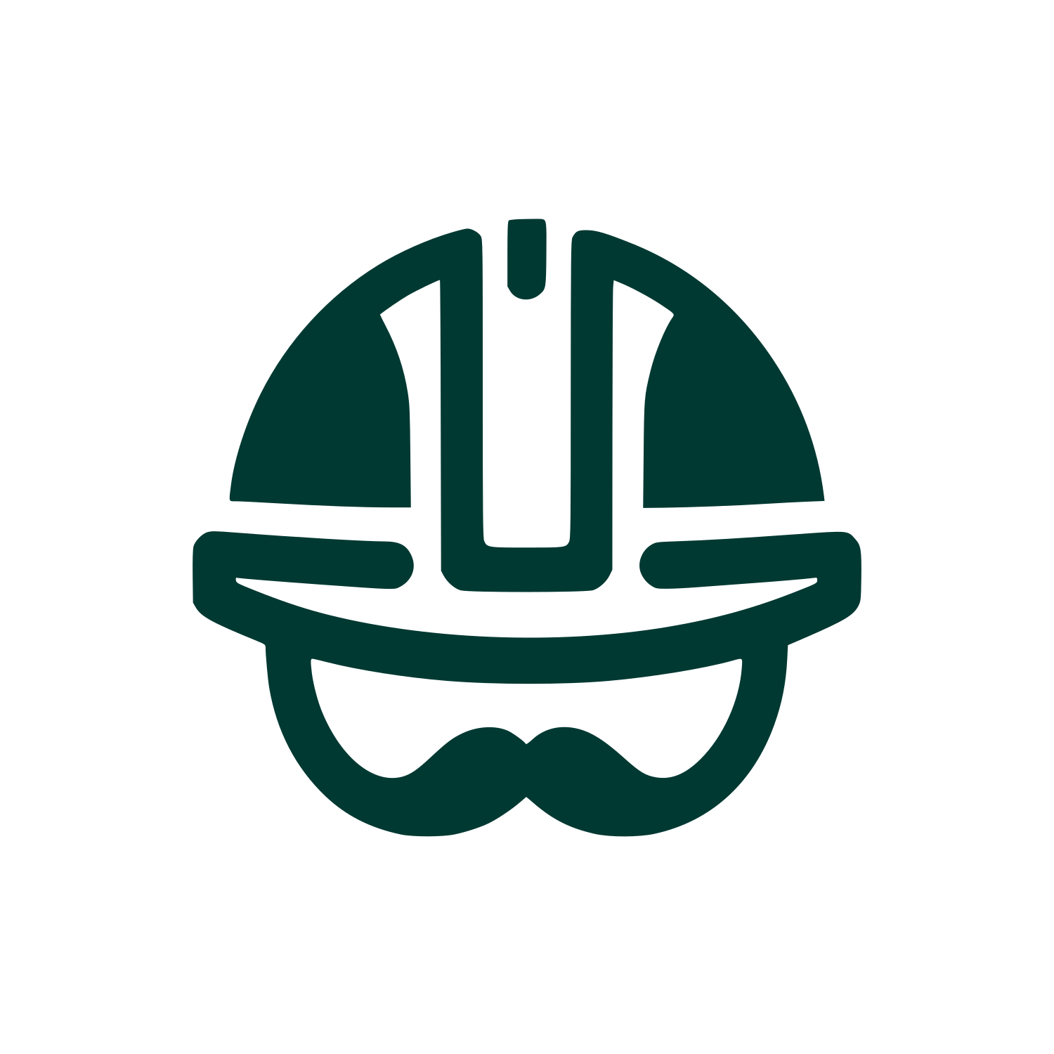 Hardhat Safety Logo #003932