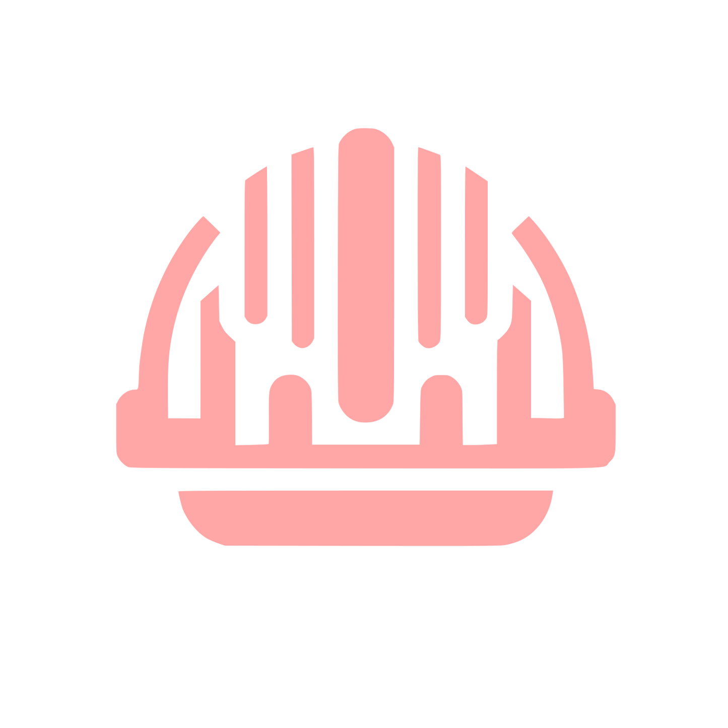 Safety Helmet Logo #ffa6a6