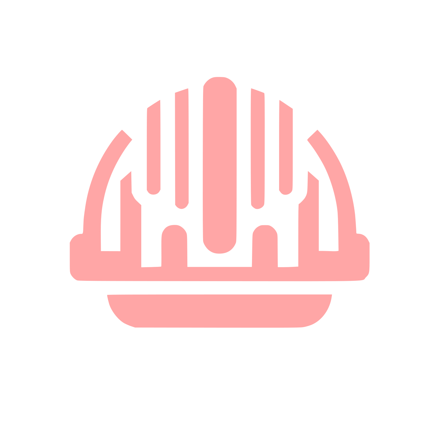 Safety Helmet Logo #ffa6a6