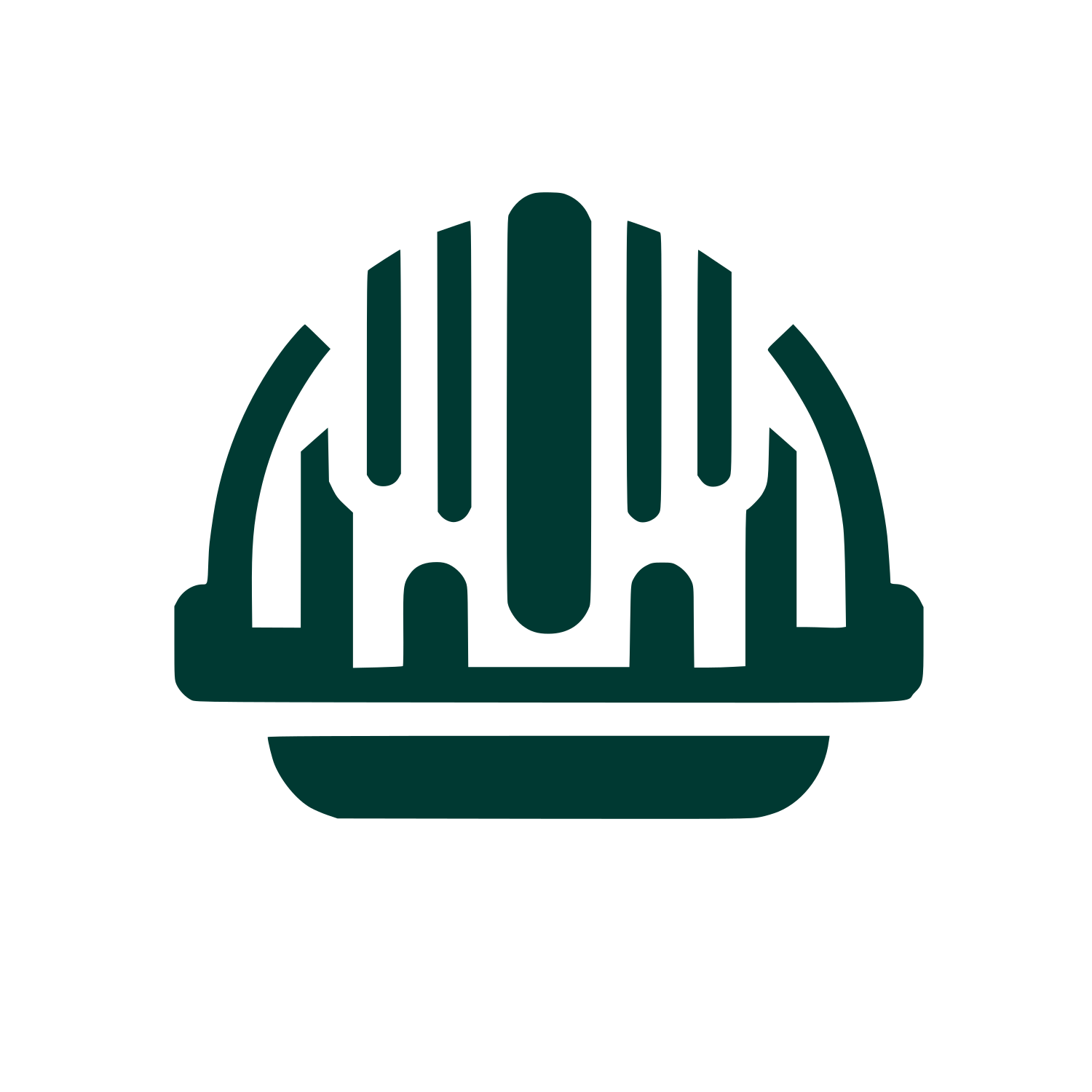 Safety Helmet Logo #003932