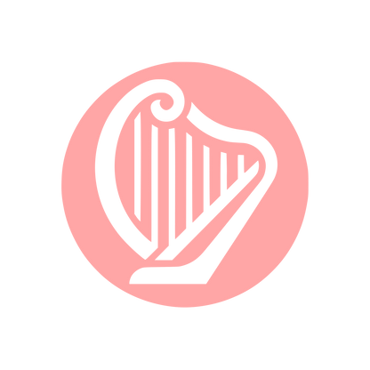 Harp Musical Logo #ffa6a6