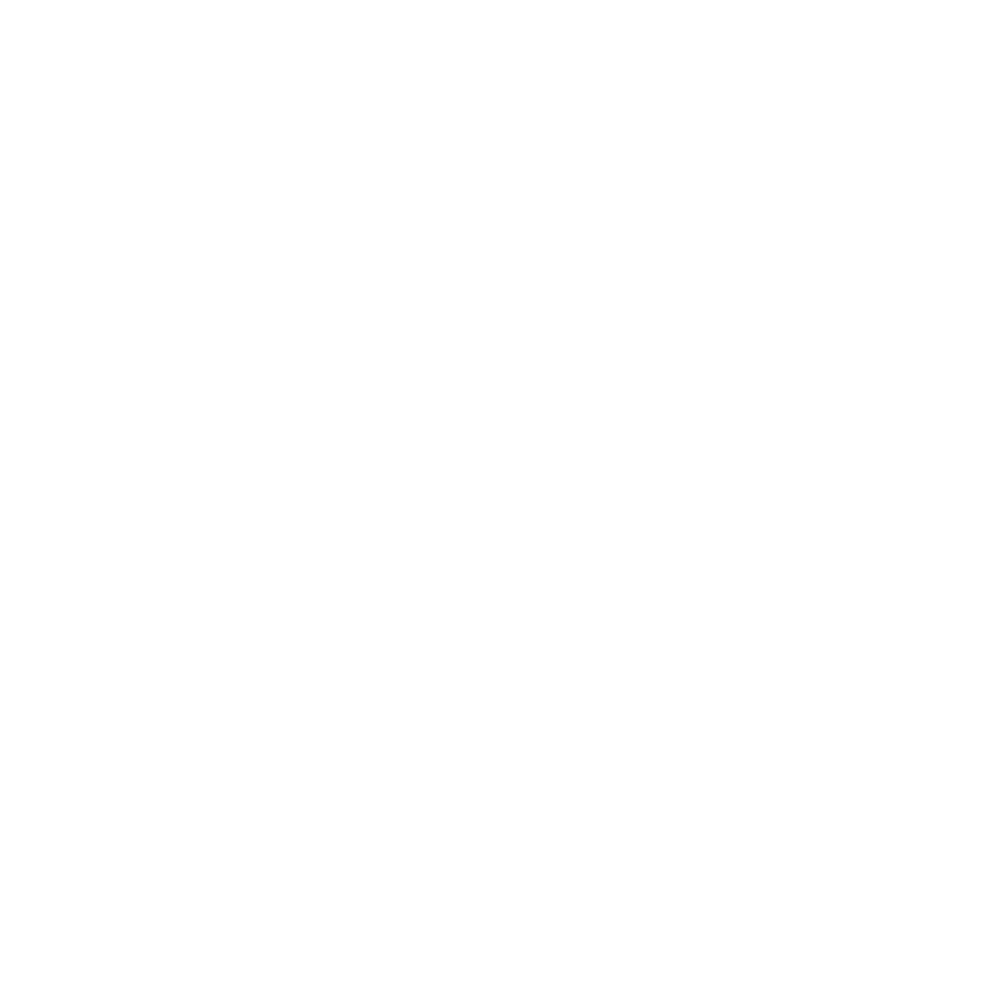 Harp Musical Logo #ffffff