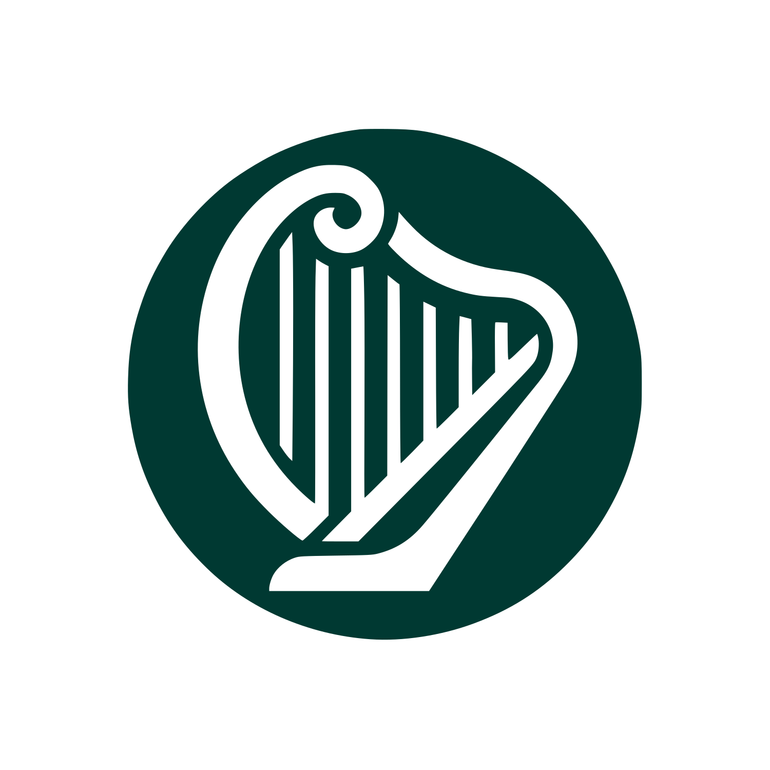 Harp Musical Logo #003932