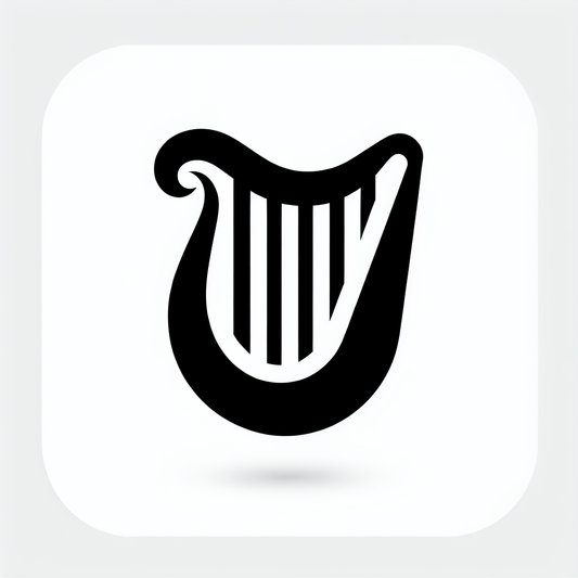 Harp Symbol Logo