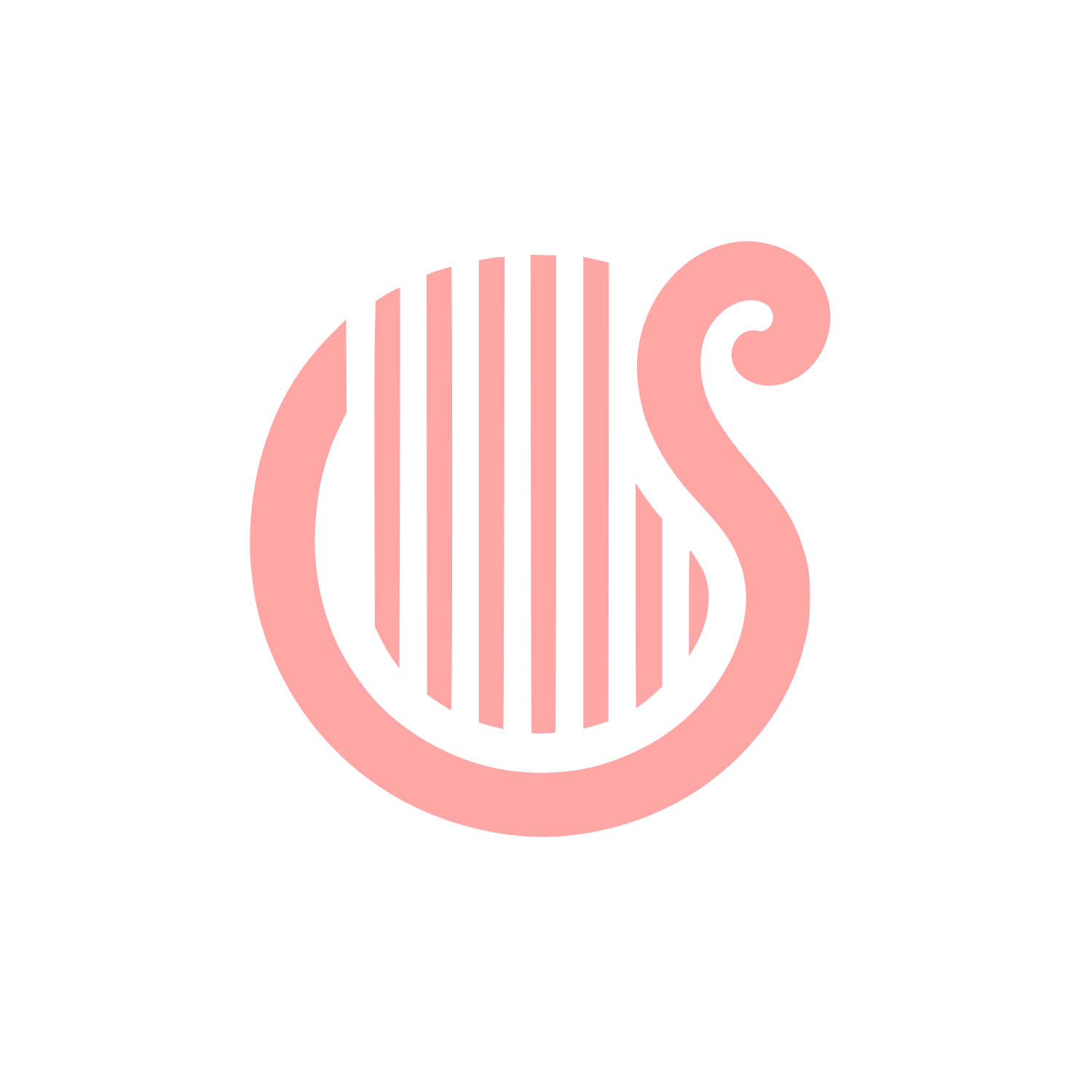 Black Harp Logo #ffa6a6