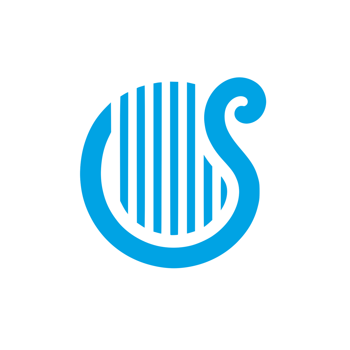 Black Harp Logo #00a3e4