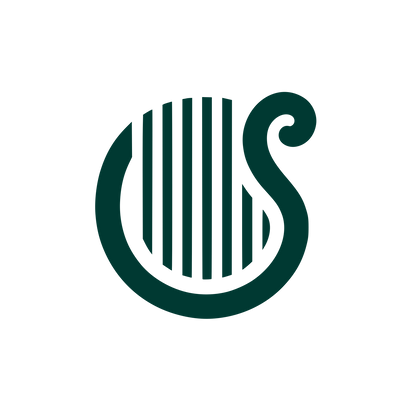 Black Harp Logo #003932