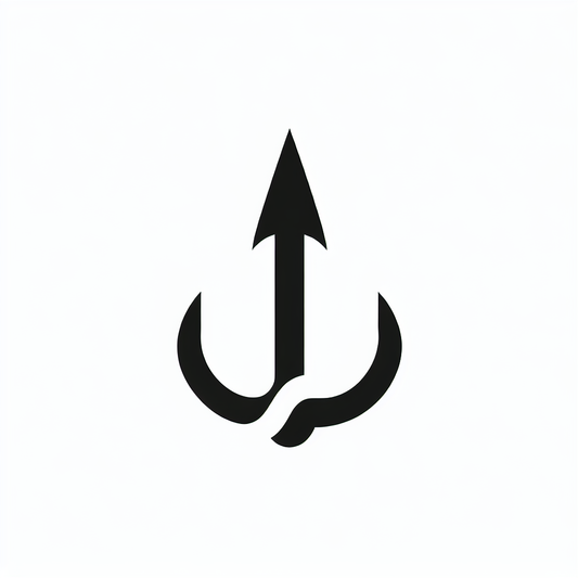 Harpoon Fishing Logo