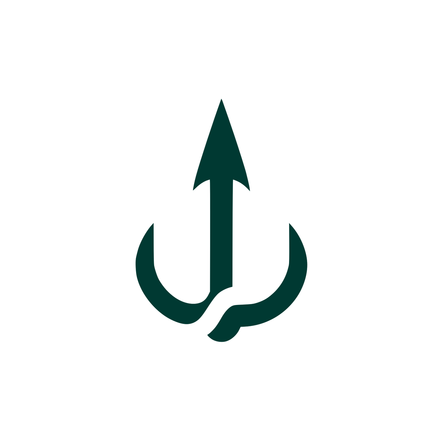 Harpoon Fishing Logo #003932