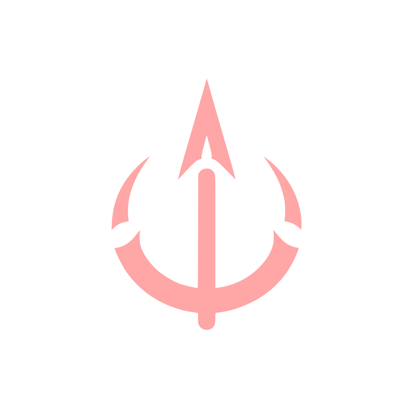 Anchor Fishing Logo #ffa6a6
