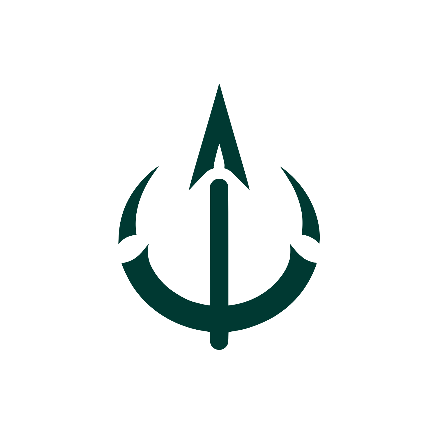 Anchor Fishing Logo #003932