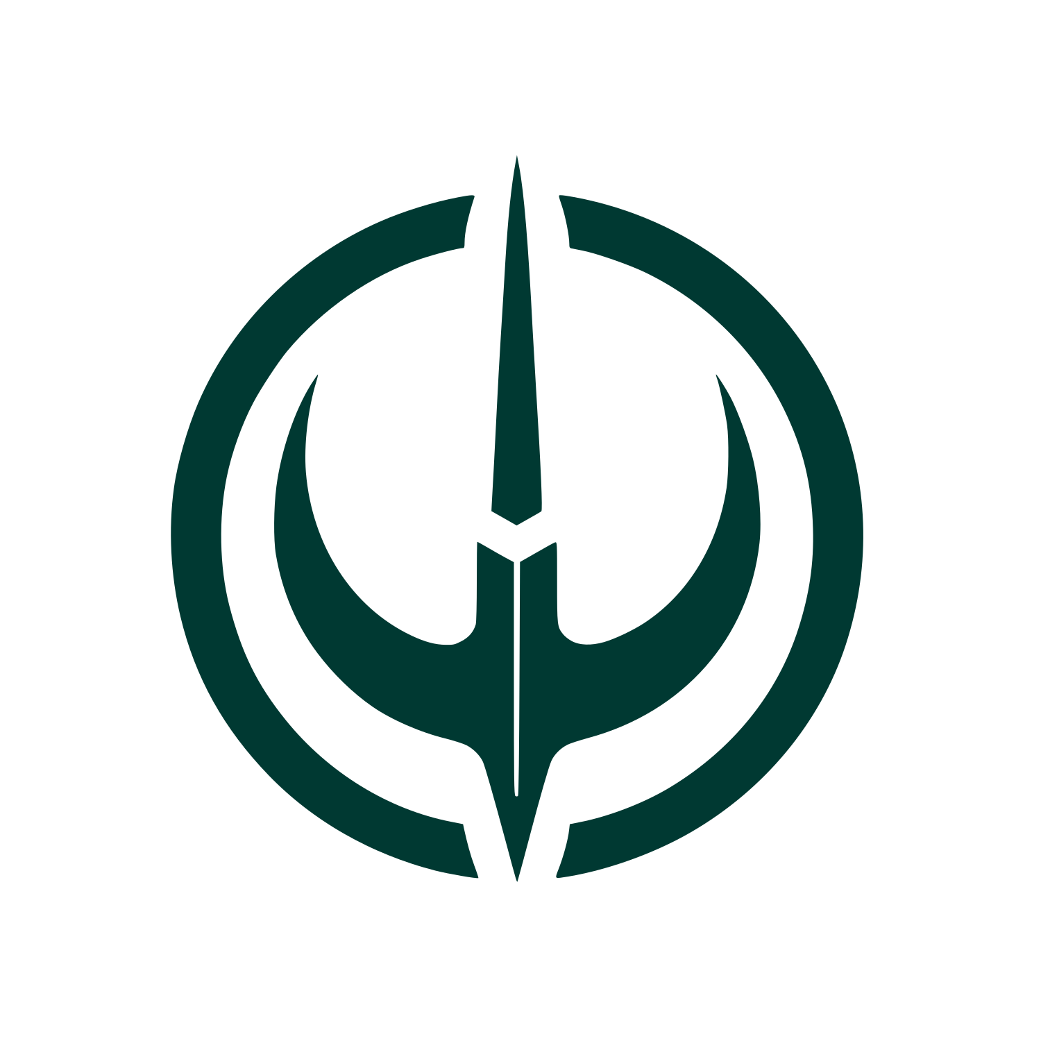 Anchor Fishing Logo #003932